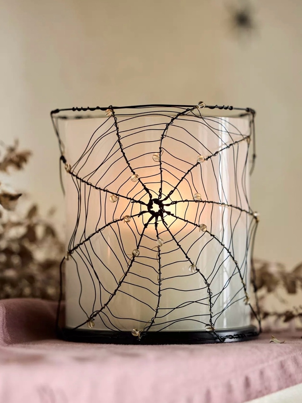 NEW SOLD OUT Anthropologie x Terrain Spider Web Candle Holder, Large 🕸️🕷️